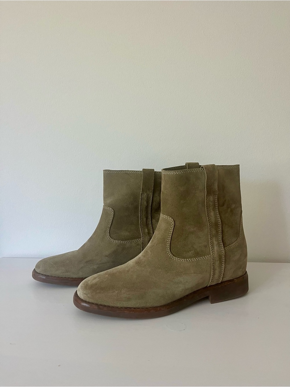Isabel Marant Susee low boots in Taupe